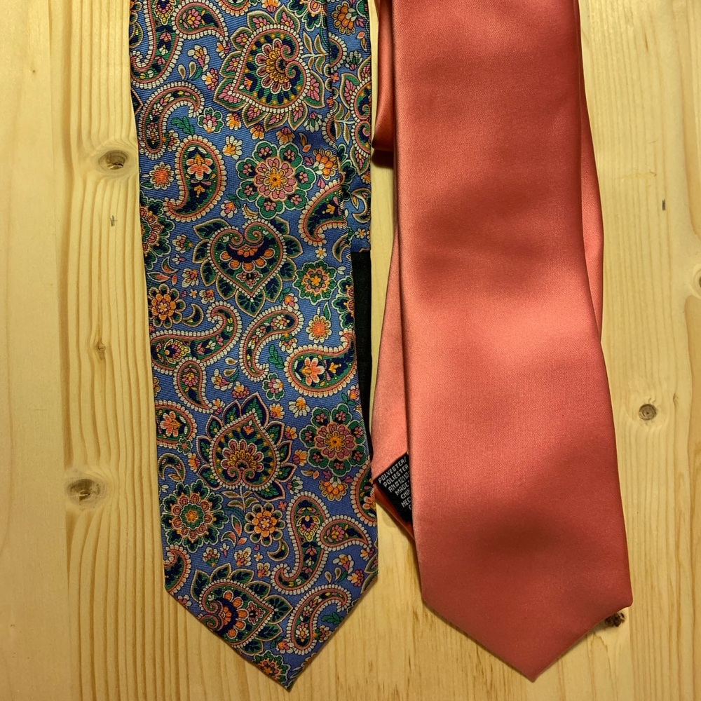 2 name brand ties
